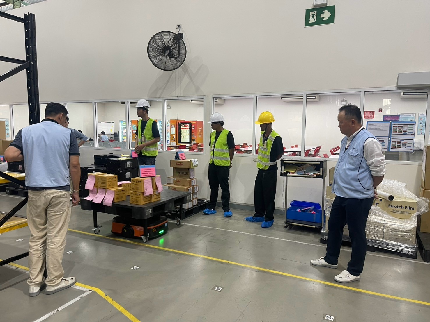 ภาพผลงาน AGV & Rack Automation — SONY Automation Project ลำดับ 1