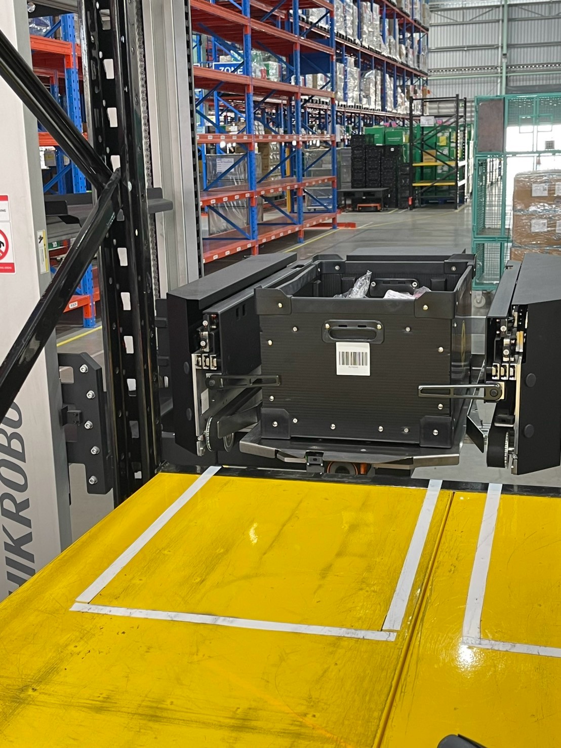ภาพผลงาน AGV & Rack Automation — SONY Automation Project ลำดับ 3