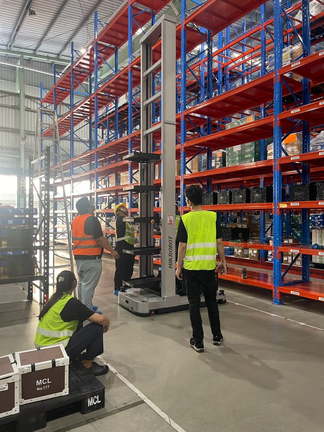 ภาพผลงาน AGV & Rack Automation — SONY Automation Project ลำดับ 6