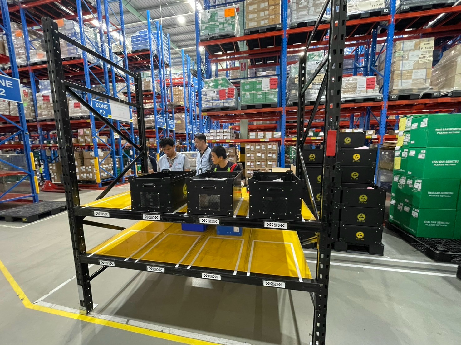 ภาพผลงาน AGV & Rack Automation — SONY Automation Project ลำดับ 12
