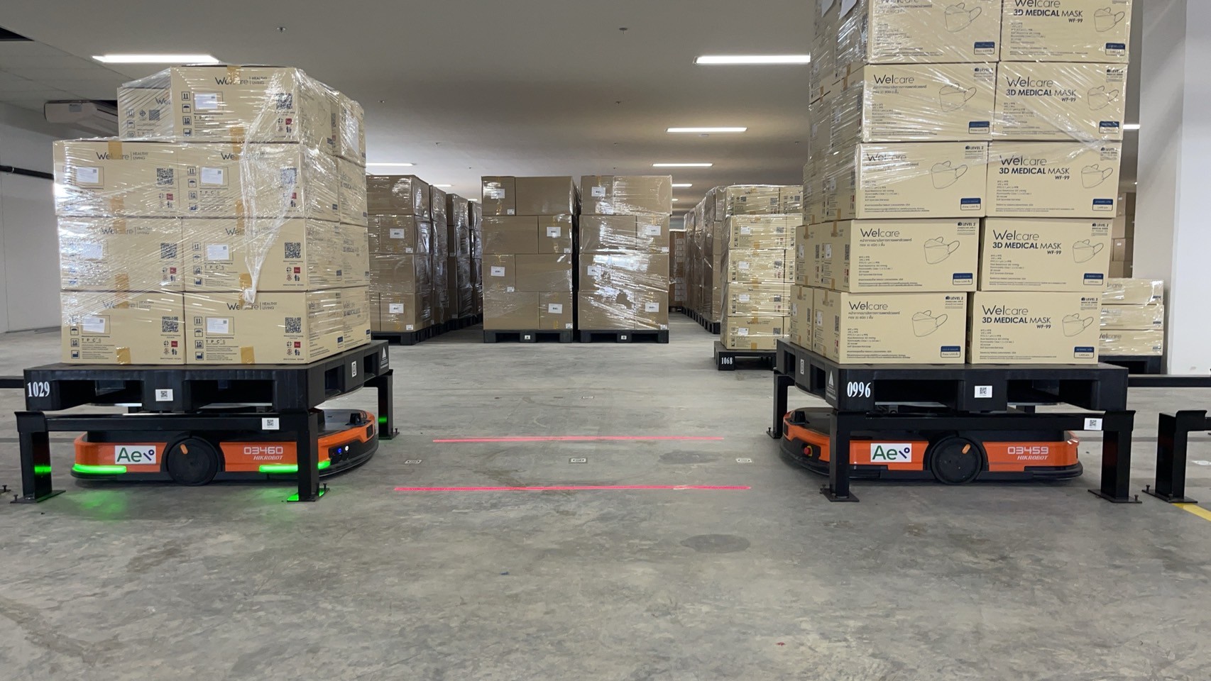 ภาพผลงาน AGV Intralogistics — TPCS Automation Project ลำดับ 7